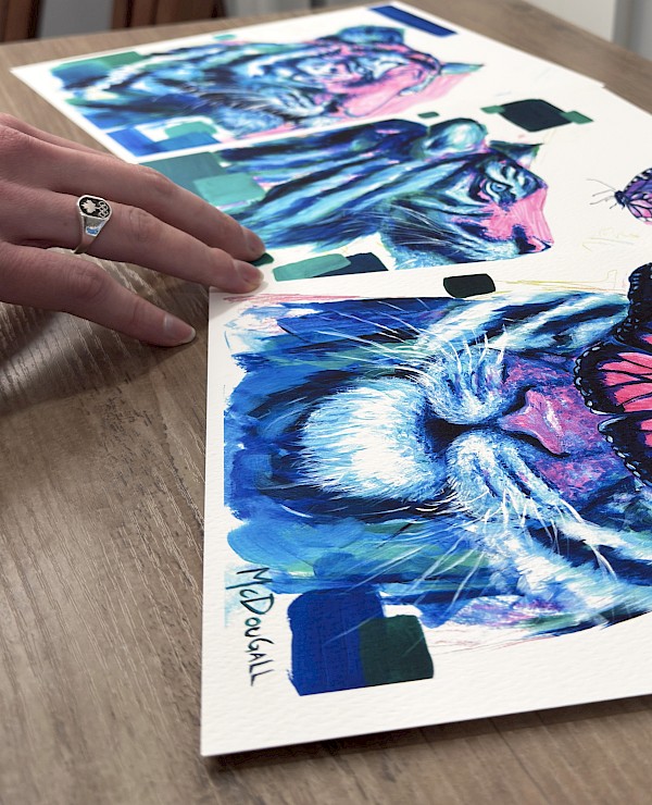 Olympic Tigress 1 - Limited Edition Print