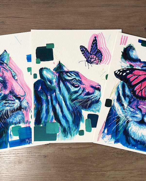 Olympic Tigress 2 - Limited Edition Print